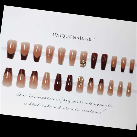 Buy 4get 1 free -Beautiful Press-on Nails for women - Picture 2 of 2